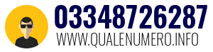 Numero di telefono 03348726287 03348726287