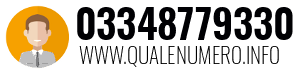 Numero di telefono 03348779330 03348779330