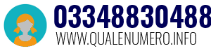 Numero di telefono 03348830488 03348830488