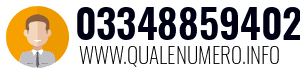 Numero di telefono 03348859402 03348859402