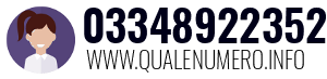 Numero di telefono 03348922352 03348922352