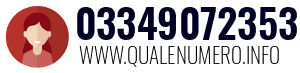 Numero di telefono 03349072353 03349072353