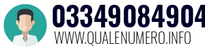 Numero di telefono 03349084904 03349084904