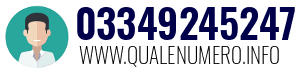 Numero di telefono 03349245247 03349245247