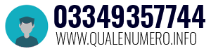 Numero di telefono 03349357744 03349357744