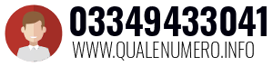 Numero di telefono 03349433041 03349433041