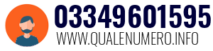Numero di telefono 03349601595 03349601595