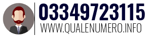 Numero di telefono 03349723115 03349723115