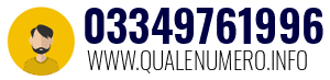 Numero di telefono 03349761996 03349761996