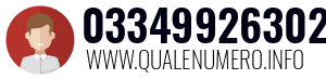 Numero di telefono 03349926302 03349926302