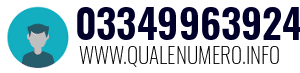 Numero di telefono 03349963924 03349963924