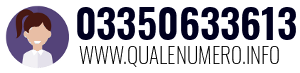 Numero di telefono 03350633613 03350633613