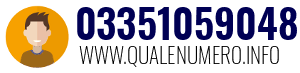 Numero di telefono 03351059048 03351059048