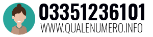 Numero di telefono 03351236101 03351236101
