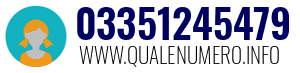 Numero di telefono 03351245479 03351245479