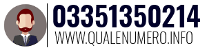 Numero di telefono 03351350214 03351350214
