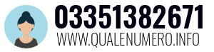 Numero di telefono 03351382671 03351382671