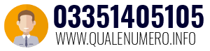Numero di telefono 03351405105 03351405105