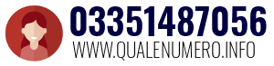 Numero di telefono 03351487056 03351487056