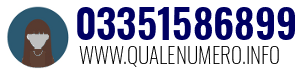 Numero di telefono 03351586899 03351586899