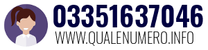 Numero di telefono 03351637046 03351637046