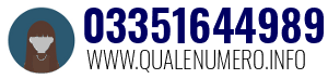 Numero di telefono 03351644989 03351644989
