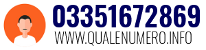 Numero di telefono 03351672869 03351672869