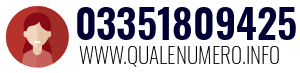 Numero di telefono 03351809425 03351809425