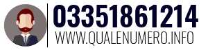 Numero di telefono 03351861214 03351861214