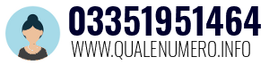 Numero di telefono 03351951464 03351951464