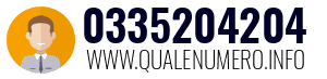 Numero di telefono 0335204204 0335204204