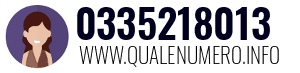 Numero di telefono 0335218013 0335218013