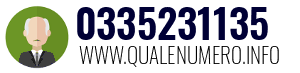 Numero di telefono 0335231135 0335231135