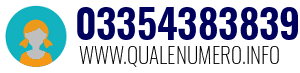 Numero di telefono 03354383839 03354383839