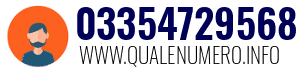 Numero di telefono 03354729568 03354729568