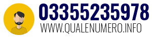 Numero di telefono 03355235978 03355235978
