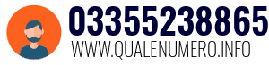 Numero di telefono 03355238865 03355238865