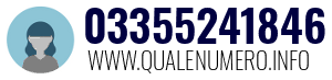 Numero di telefono 03355241846 03355241846
