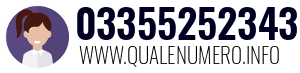 Numero di telefono 03355252343 03355252343