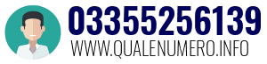 Numero di telefono 03355256139 03355256139