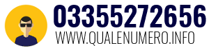 Numero di telefono 03355272656 03355272656