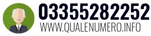 Numero di telefono 03355282252 03355282252