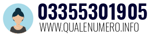 Numero di telefono 03355301905 03355301905