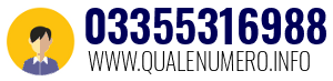 Numero di telefono 03355316988 03355316988