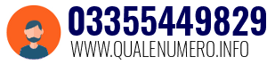 Numero di telefono 03355449829 03355449829