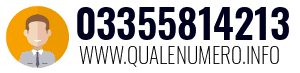 Numero di telefono 03355814213 03355814213