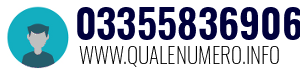 Numero di telefono 03355836906 03355836906