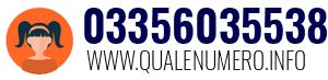 Numero di telefono 03356035538 03356035538