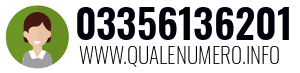 Numero di telefono 03356136201 03356136201