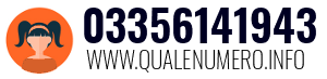 Numero di telefono 03356141943 03356141943